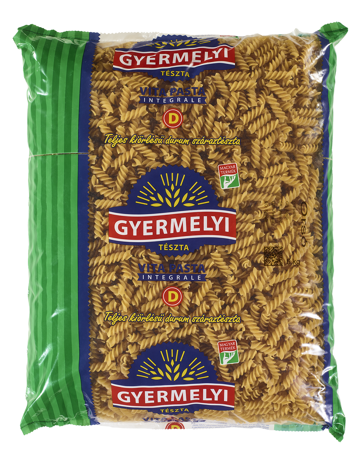 Gyermelyi Vita Pasta Integrale Orsó 5kg